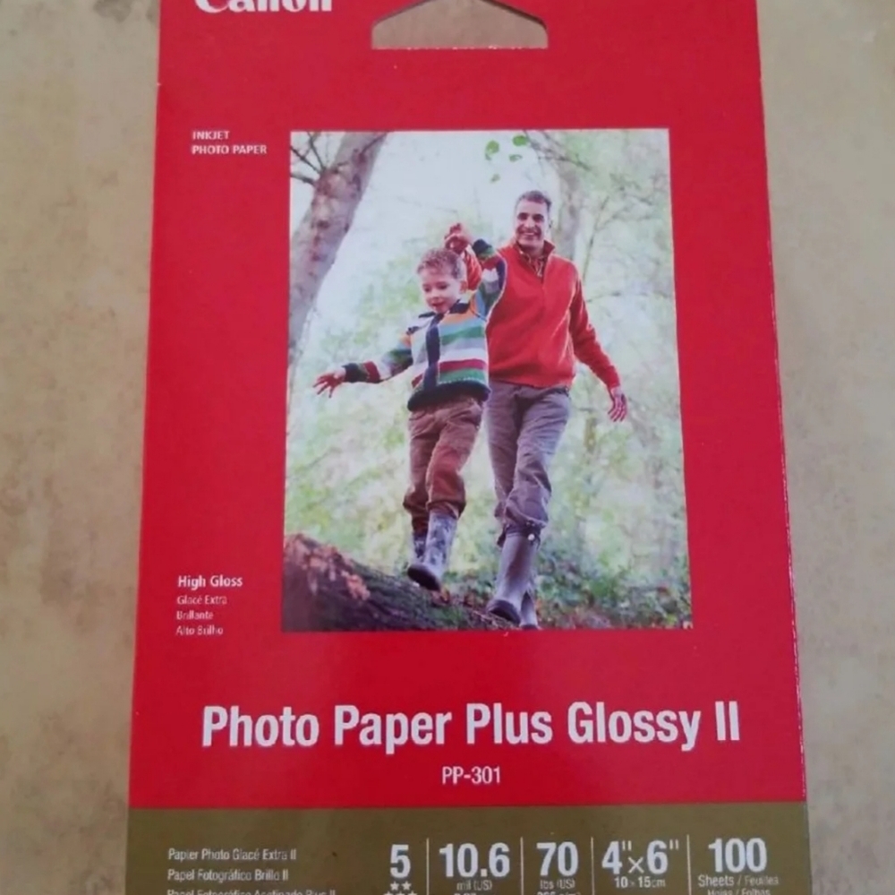 SALE! Canon 100 4x6 photo paper